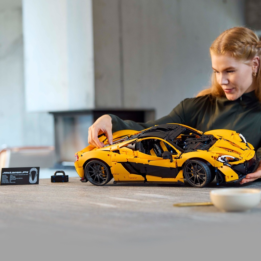 yu LEGO Technic McLaren P1 Scale Model Car for Adults, Racing